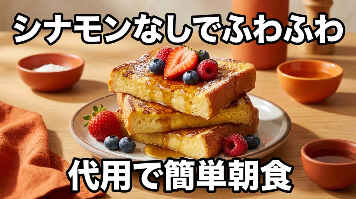 フレンチトーストをシナモンなしで作る方法｜代用3選と本格レシピ