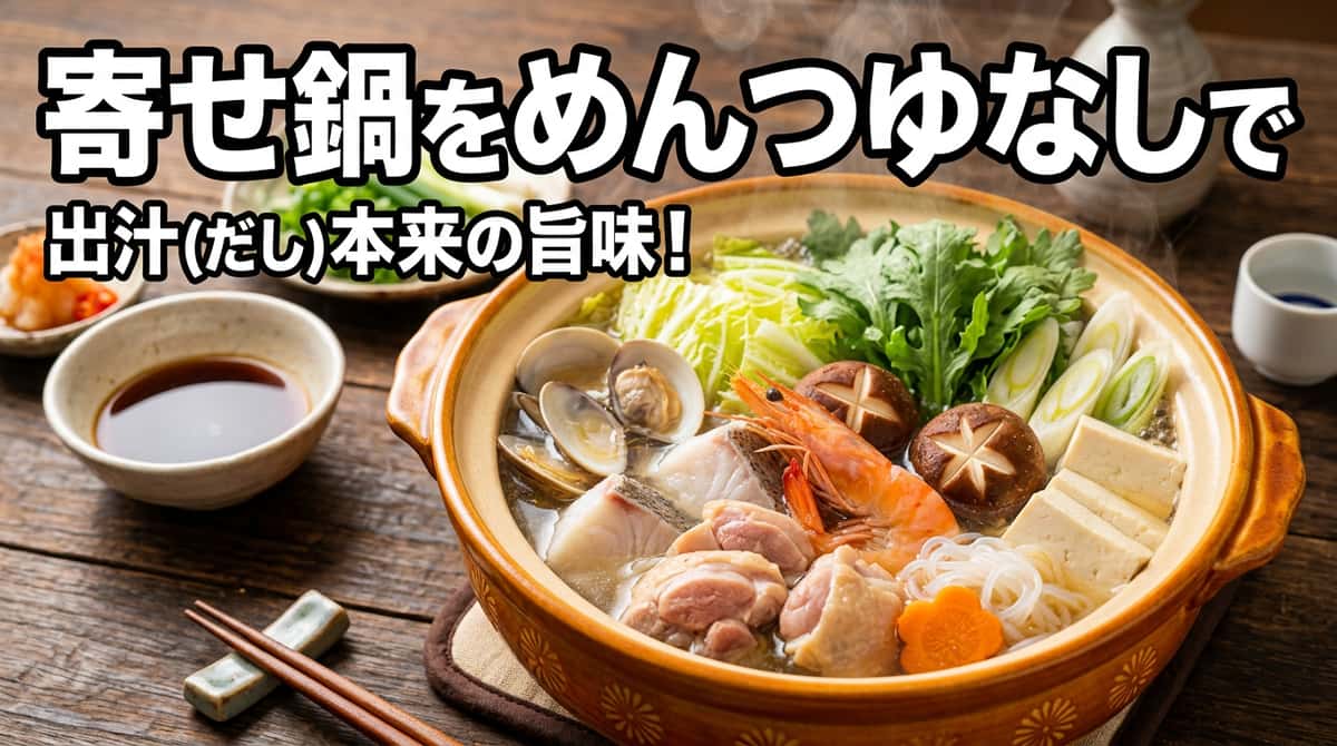 寄せ鍵をめんつゆなしで作る方法｜代用3選と本格レシピ