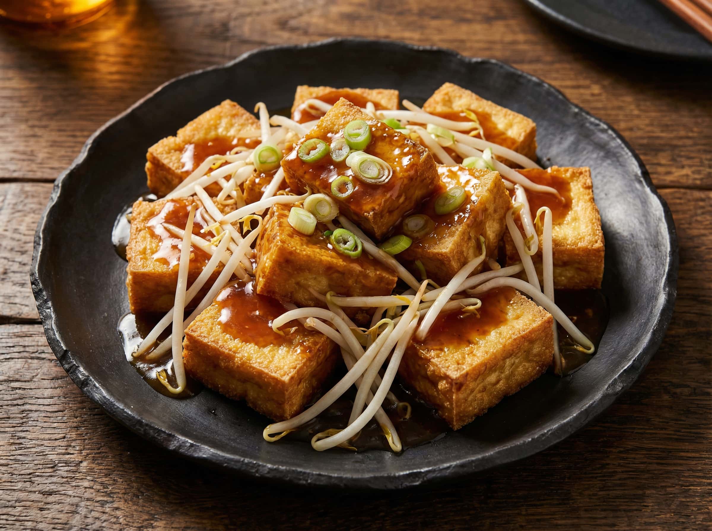 厚揚げともやしのオイスターソース揚げ焼き（糖質オフ）