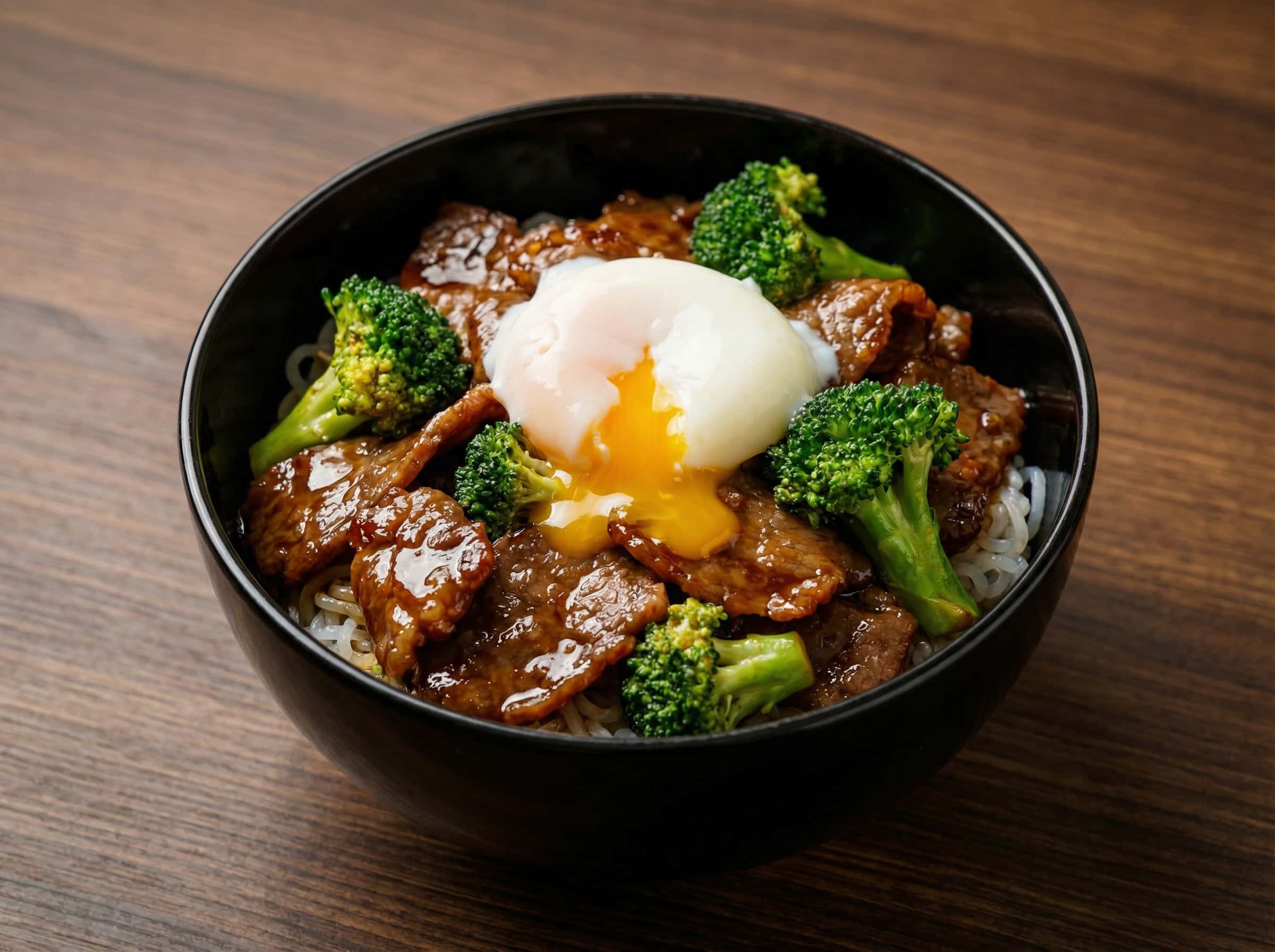 牛こまとブロッコリーのバター醤油丼（糖質オフ）