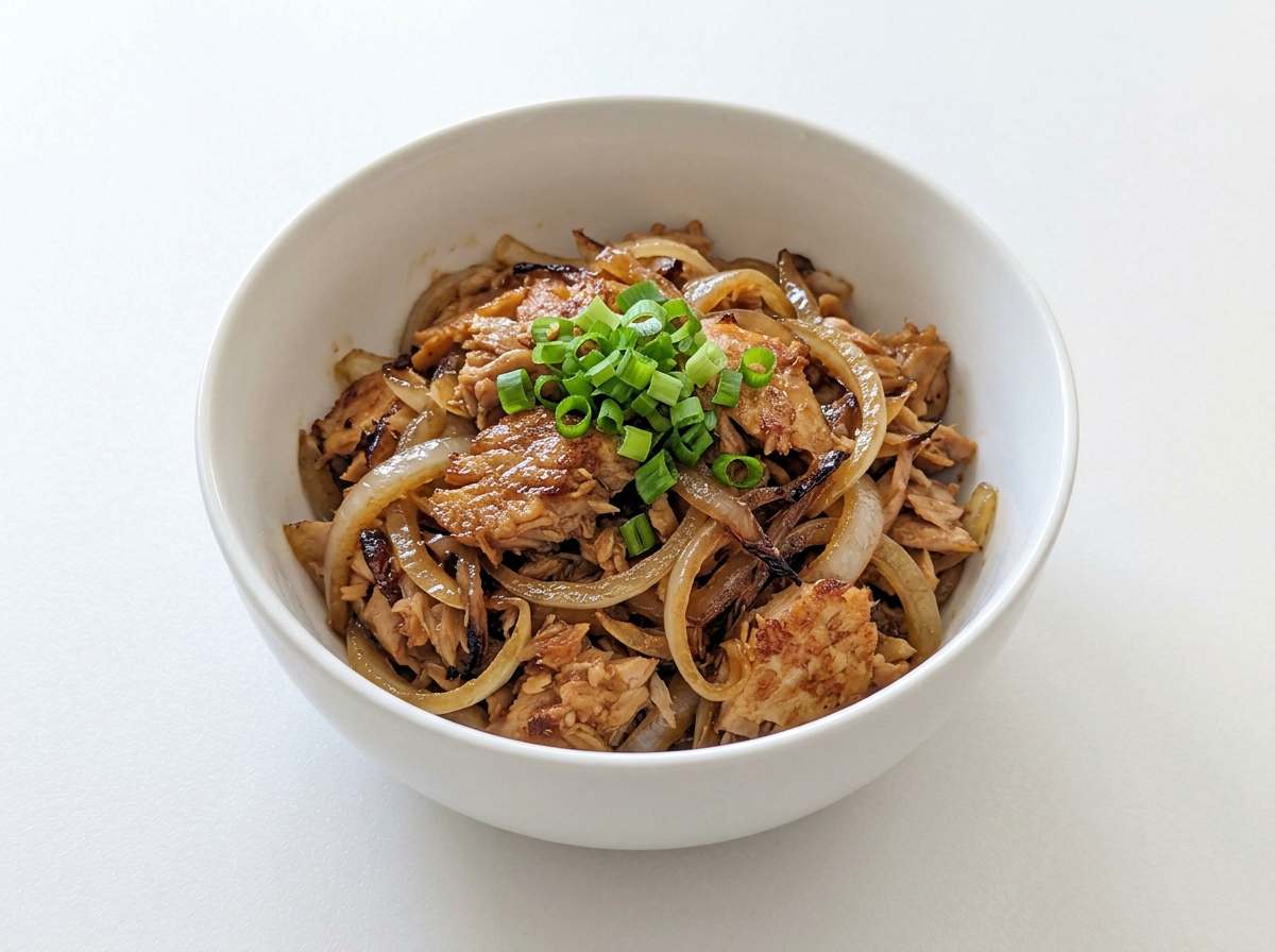 ツナと玉ねぎのコンソメ焼き