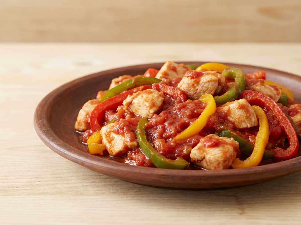 鶏むねとピーマンのトマト缶グリル（ガッツリ）