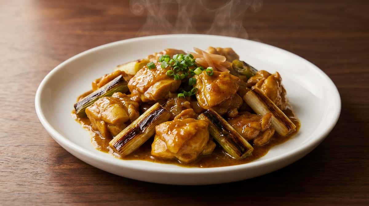 鶏むね肉と長ねぎのヘルシーカレー焼き（完成イメージ）