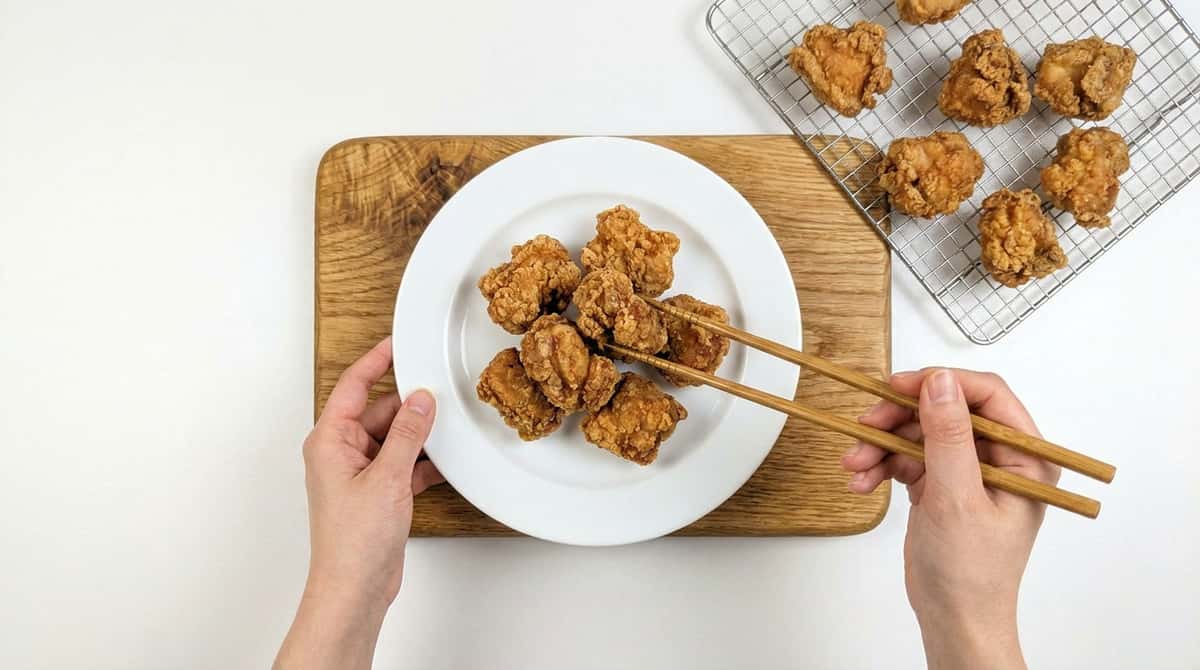 鶏むね肉と長ねぎの焼肉タレから揚げ（完成イメージ）