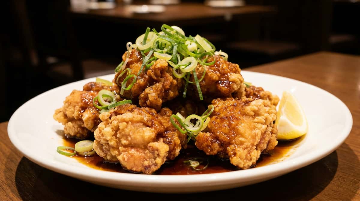 鶏むね肉と長ねぎの焼肉タレから揚げ（完成イメージ）