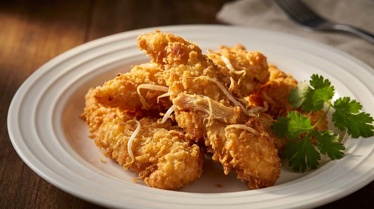 鶏ささみともやしの醤油かき揚げ（完成イメージ）