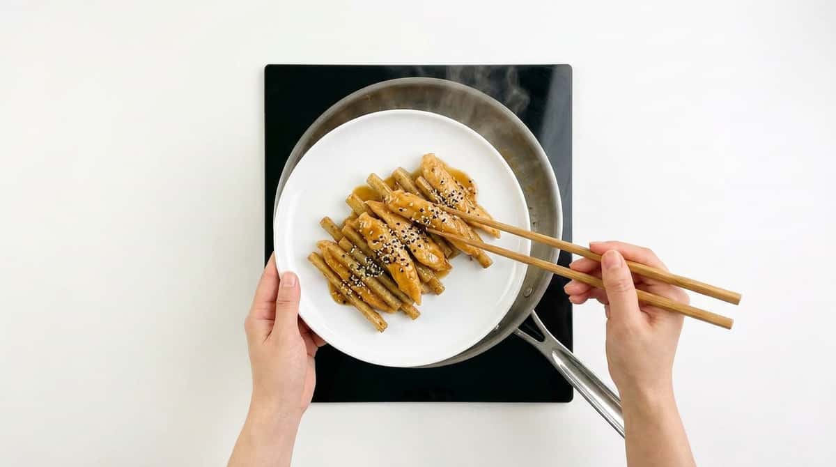 鶏ささみとごぼうの味噌こんがり焼き（完成イメージ）