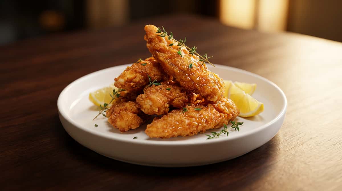 鶏ささみと長ねぎの節約鶏ガラから揚げ（完成イメージ）