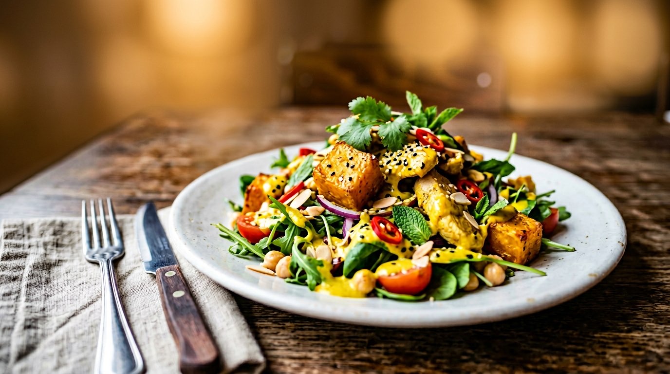 ささみとかぼちゃのカレー和え（完成イメージ）