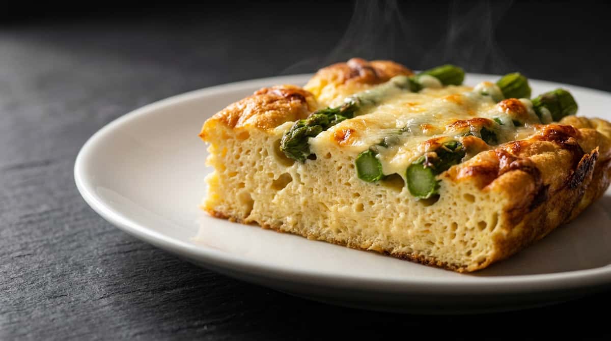 アスパラと卵のコンソメチーズ焼き（完成イメージ）