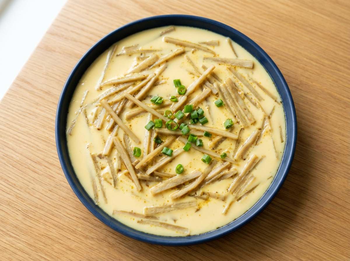 蒸し卵とごぼうのカレー風おつまみ