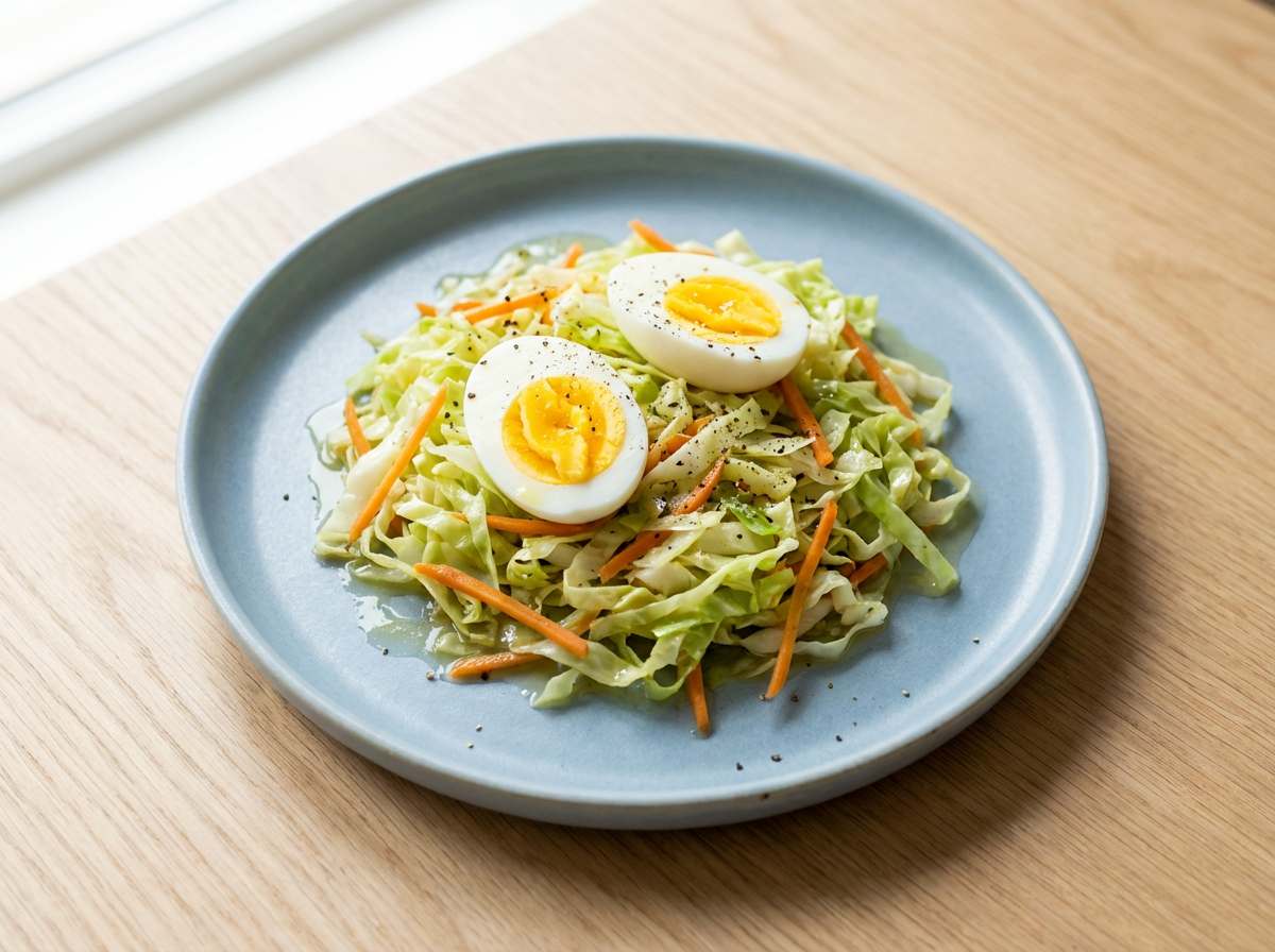 卵とキャベツのコンソメさっぱり漬け