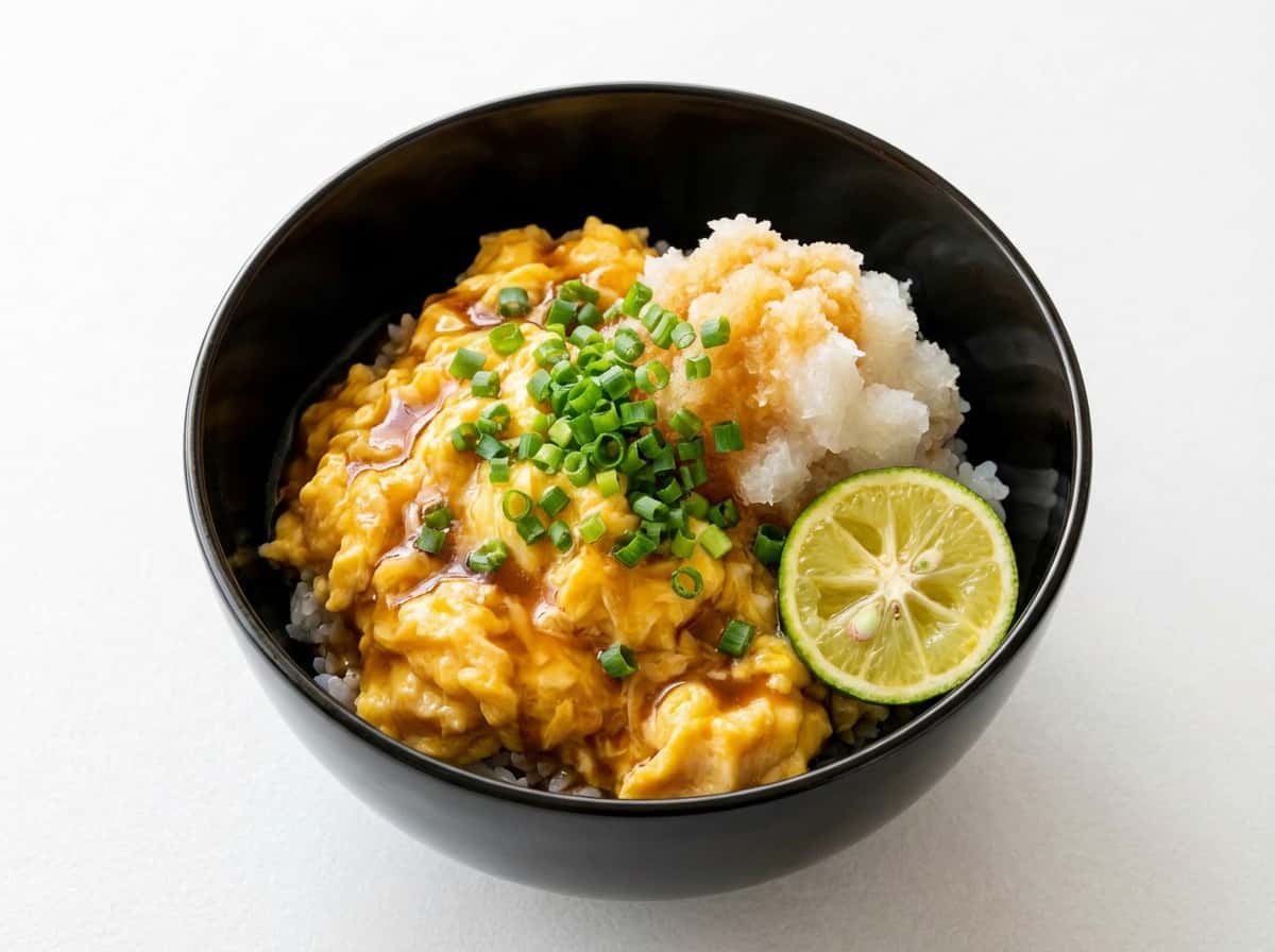 大根おろしと卵のオイスター淡味丼