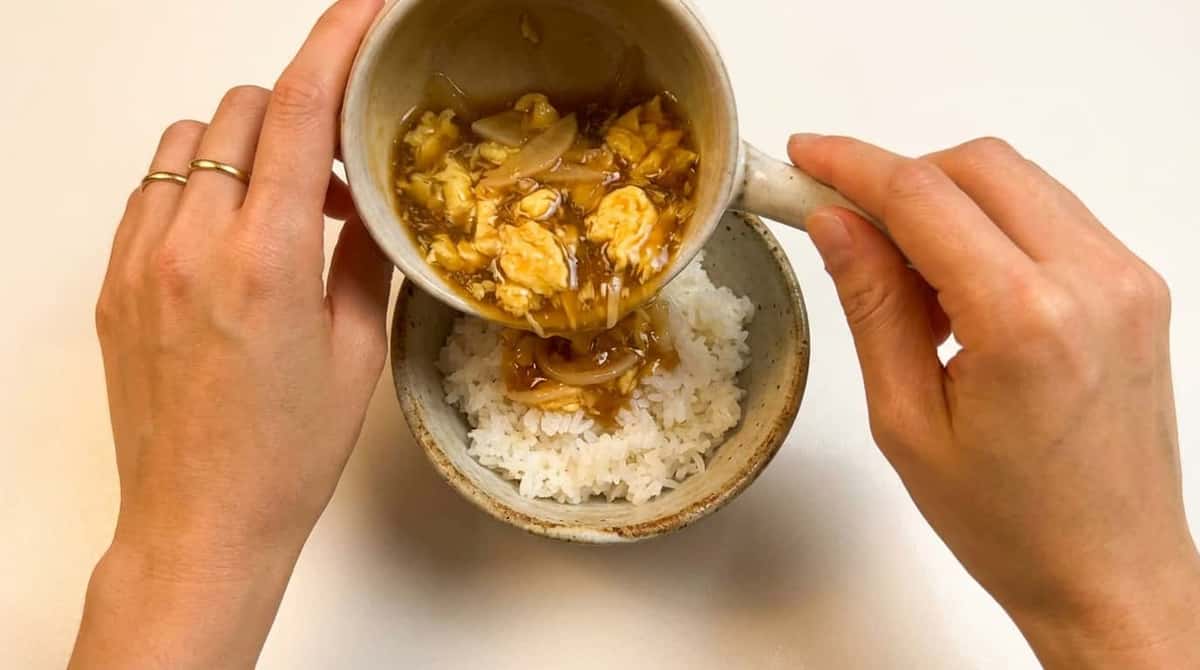 大根おろしと卵のオイスター淡味丼（完成イメージ）