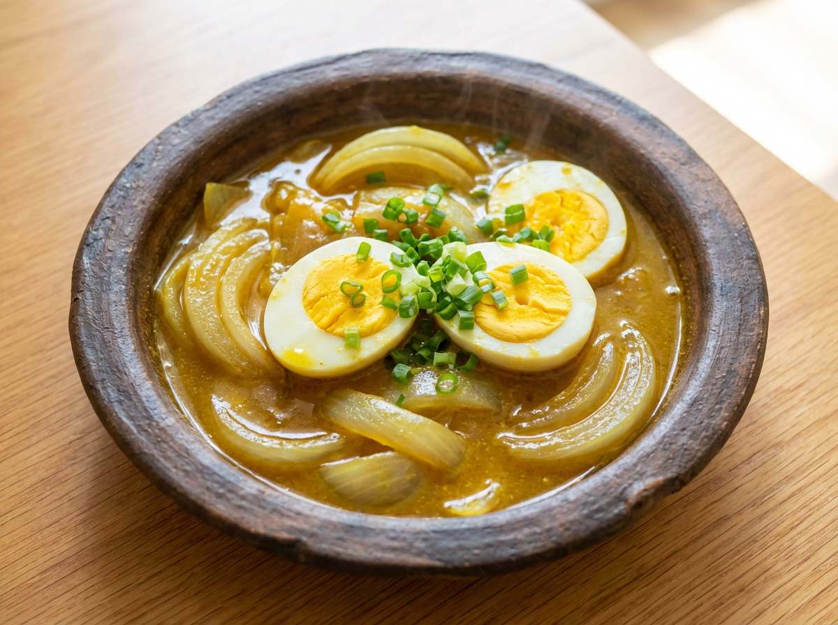 卵と玉ねぎのカレー煮弁当おかず