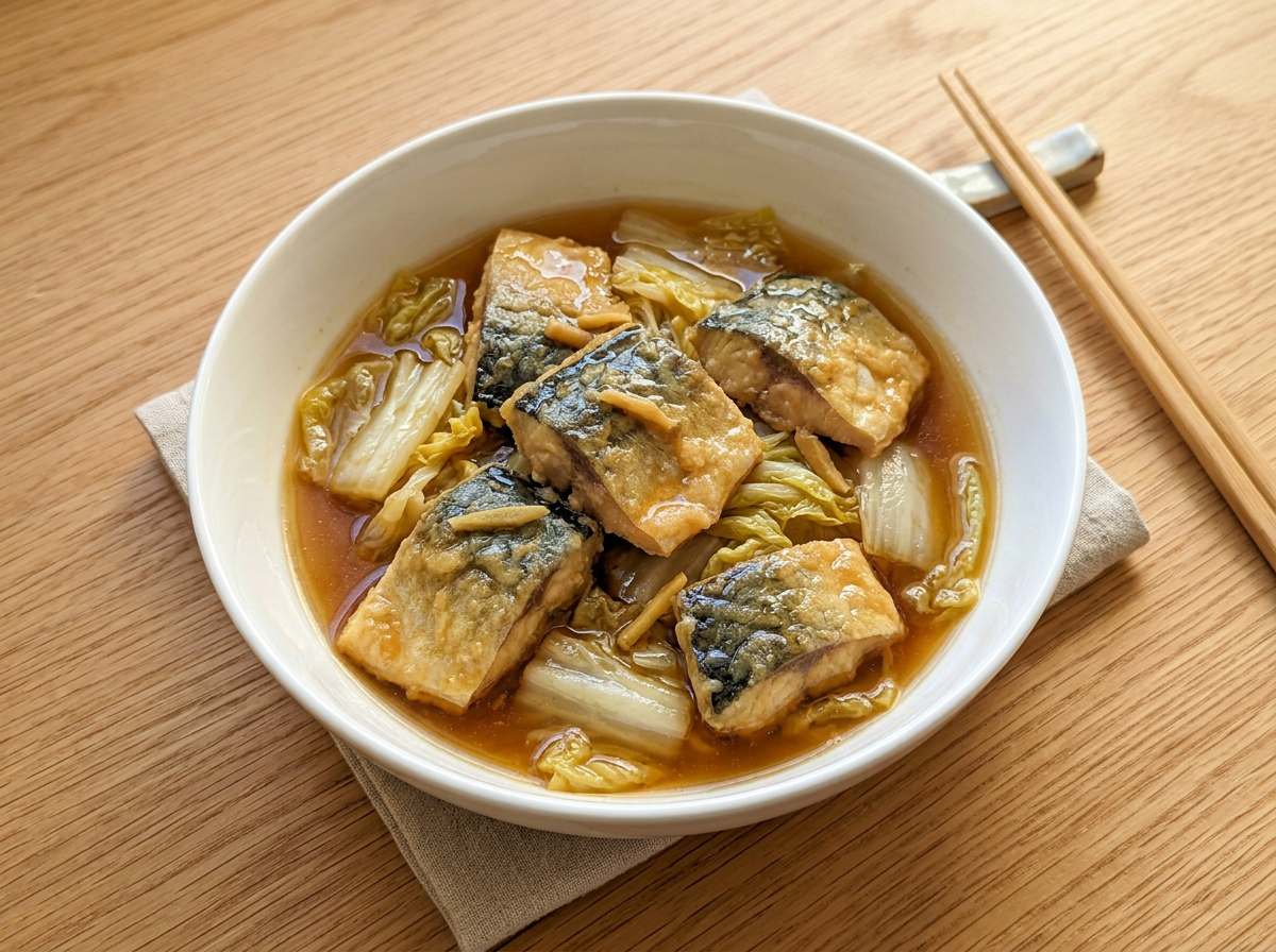 サバと白菜のコンソメ煮