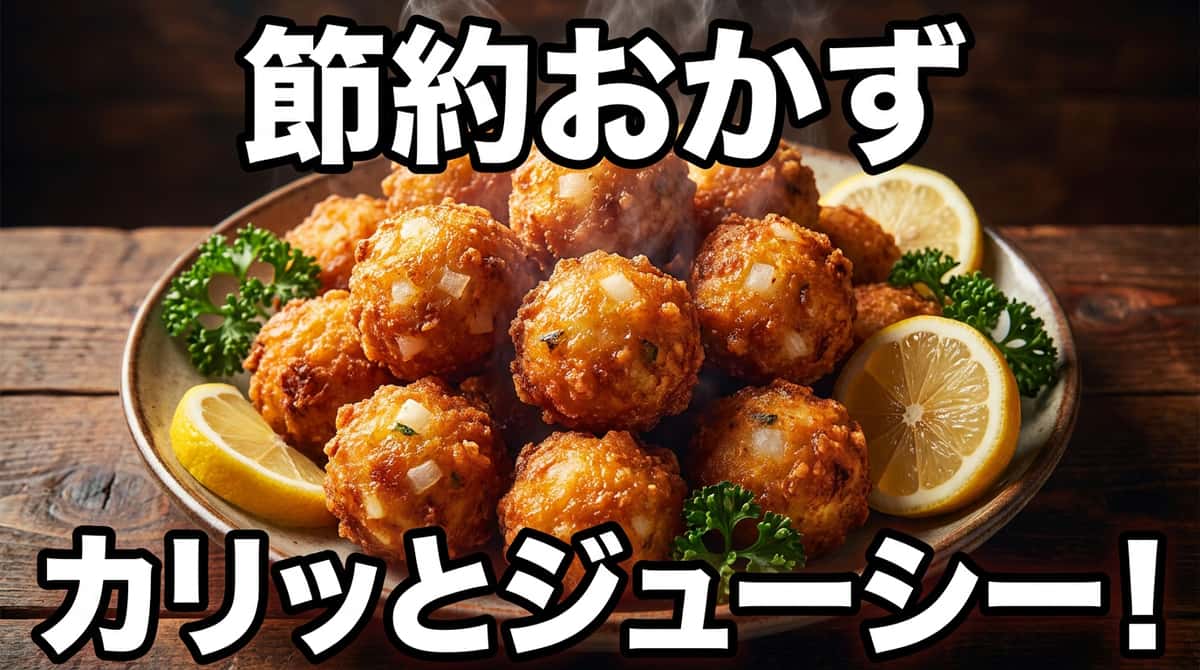 合いびき肉と大根のコンソメさくさく揚げ