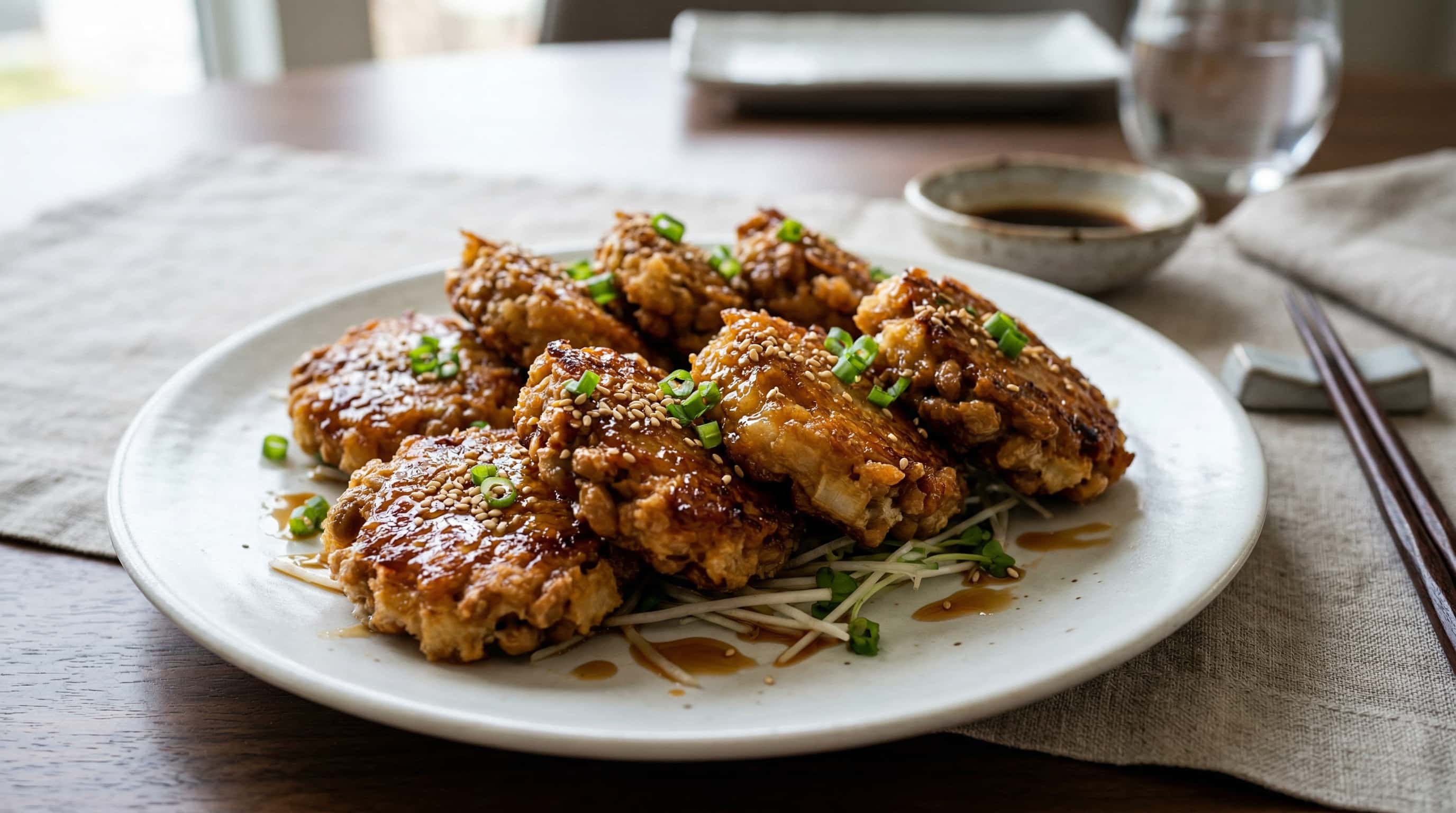 納豆と大根の甘酢揚げ（完成イメージ）