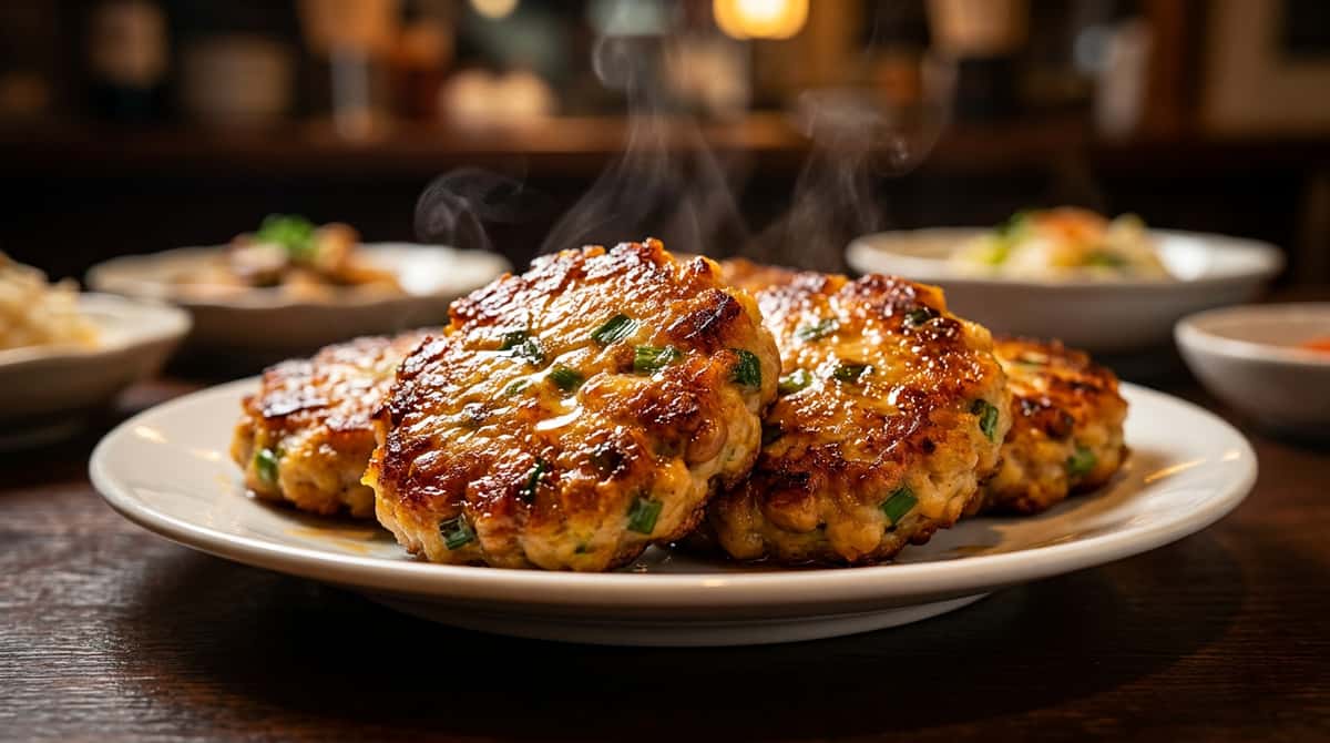 納豆と長ねぎのバター醤油揚げ焼き（完成イメージ）