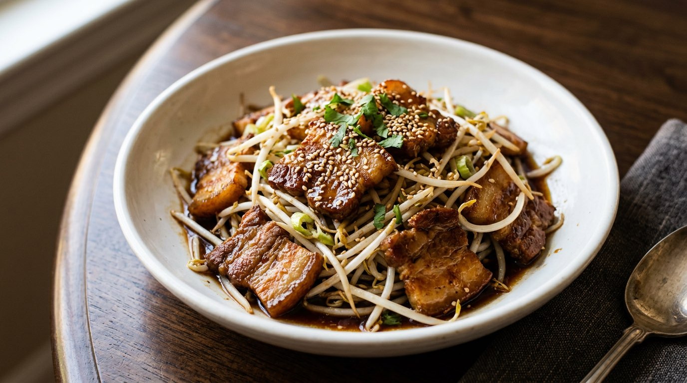 豚バラともやしの甘酢あえ（完成イメージ）