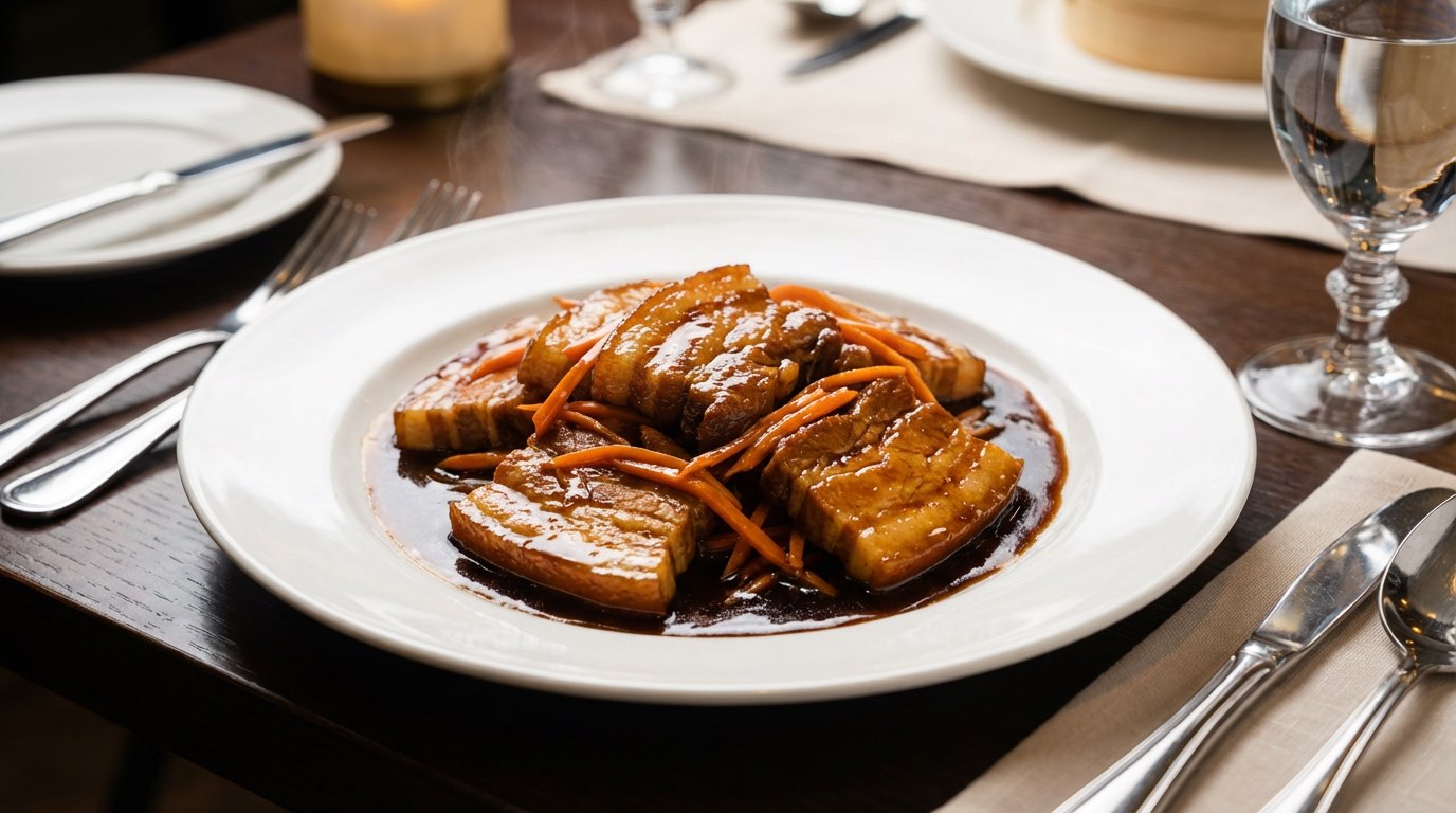 豚バラとにんじんの醤油レンジ蒸し