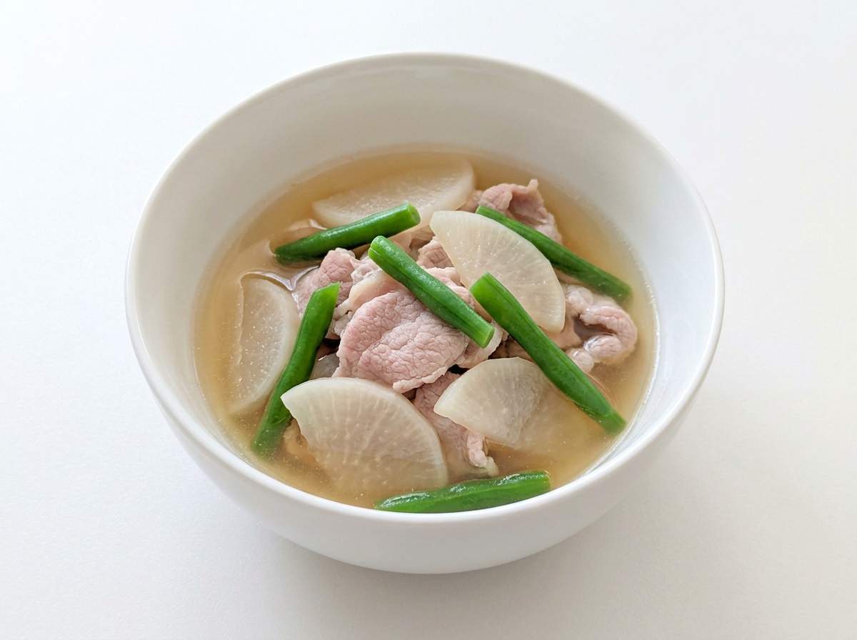 豚ロースと大根のやさしい白だし煮