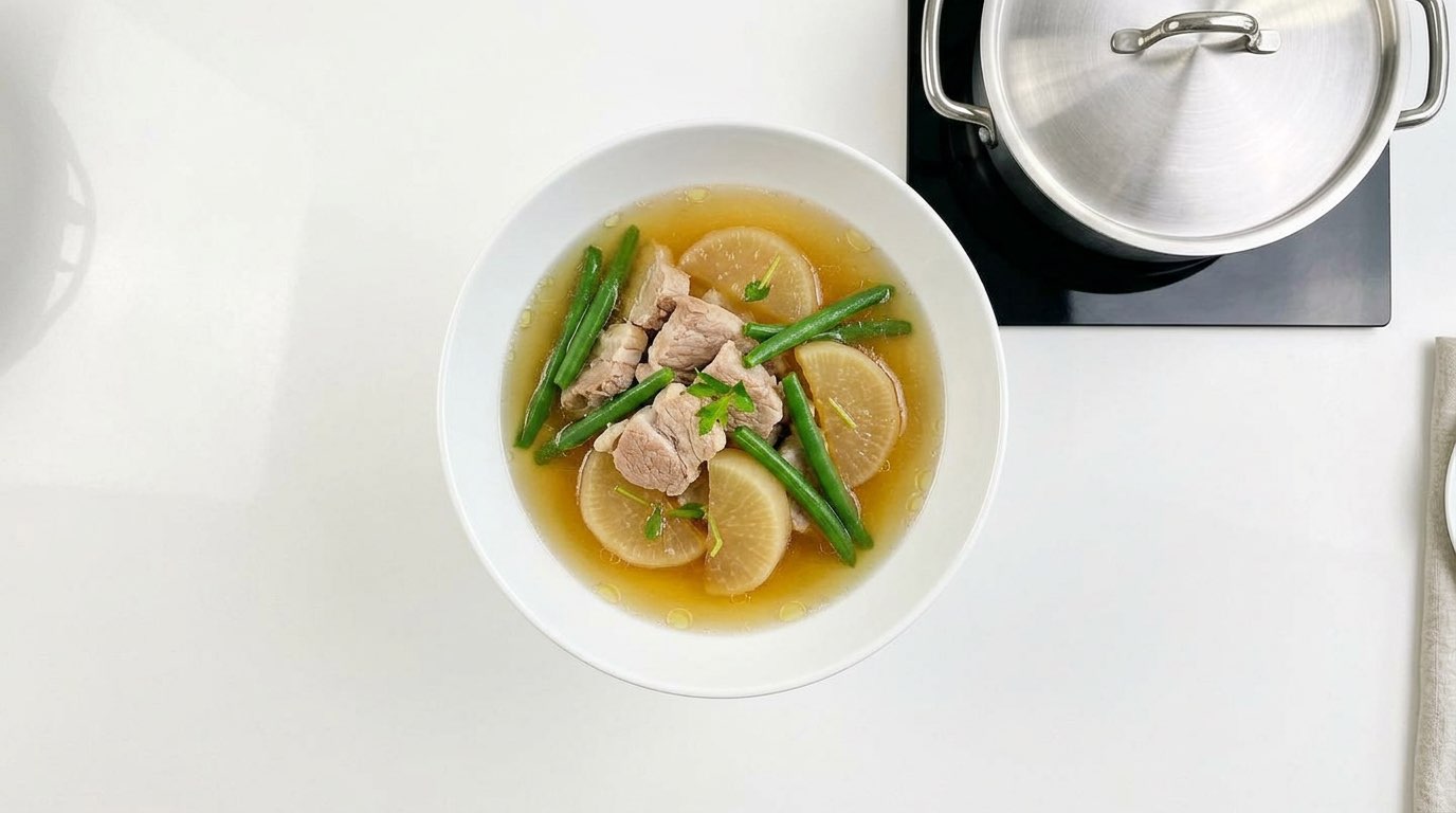 豚ロースと大根のやさしい白だし煮（完成イメージ）