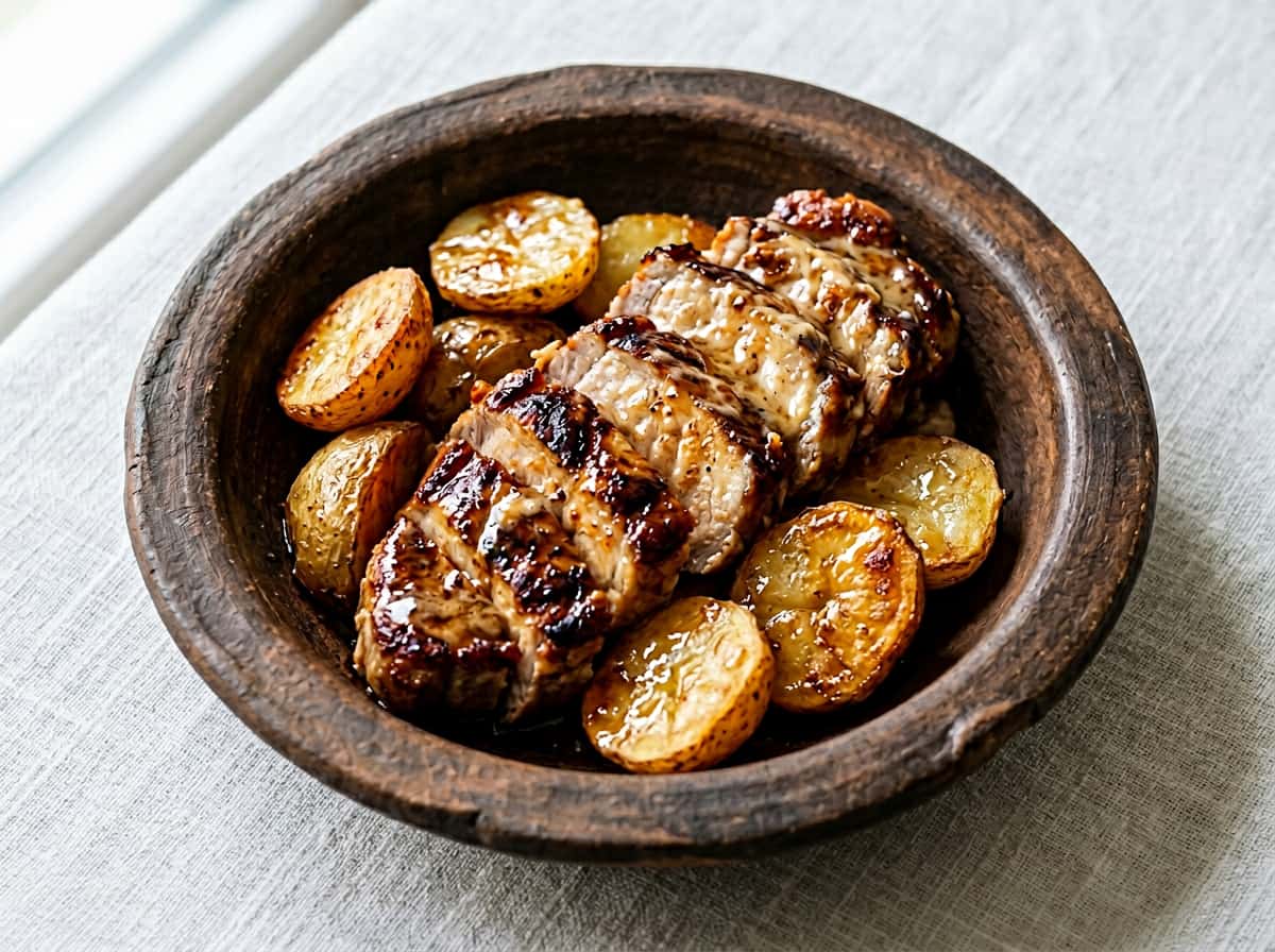 豚ロースとじゃがいものマヨ焼き