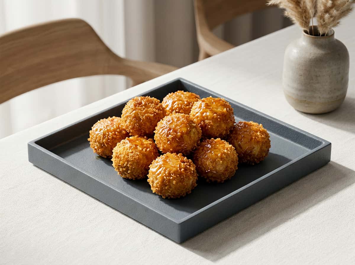 豚ひき肉とキャベツの味噌つくね揚げ