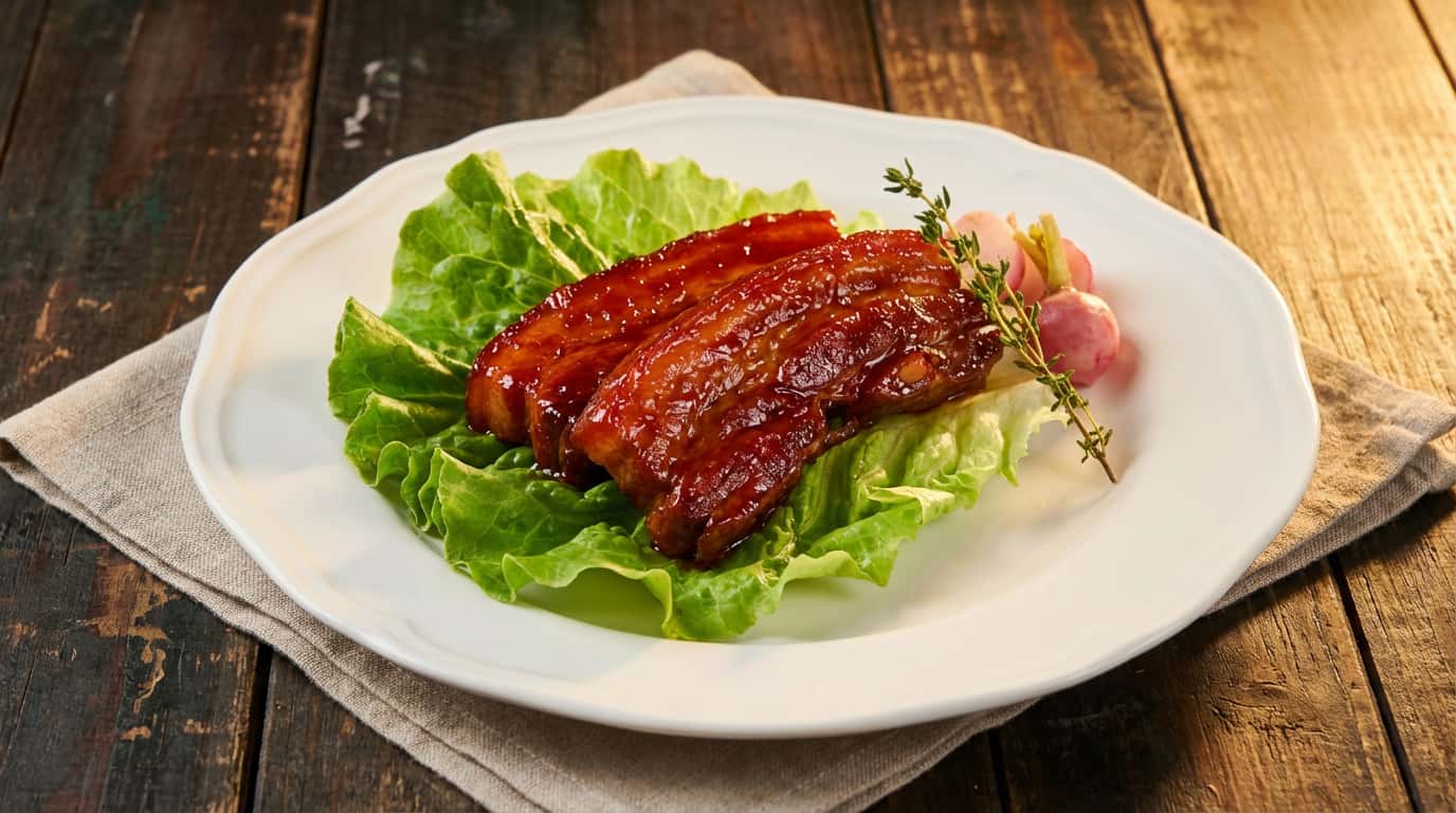 豚こま切れ肉とレタスのケチャップ漬けガッツリ（完成イメージ）