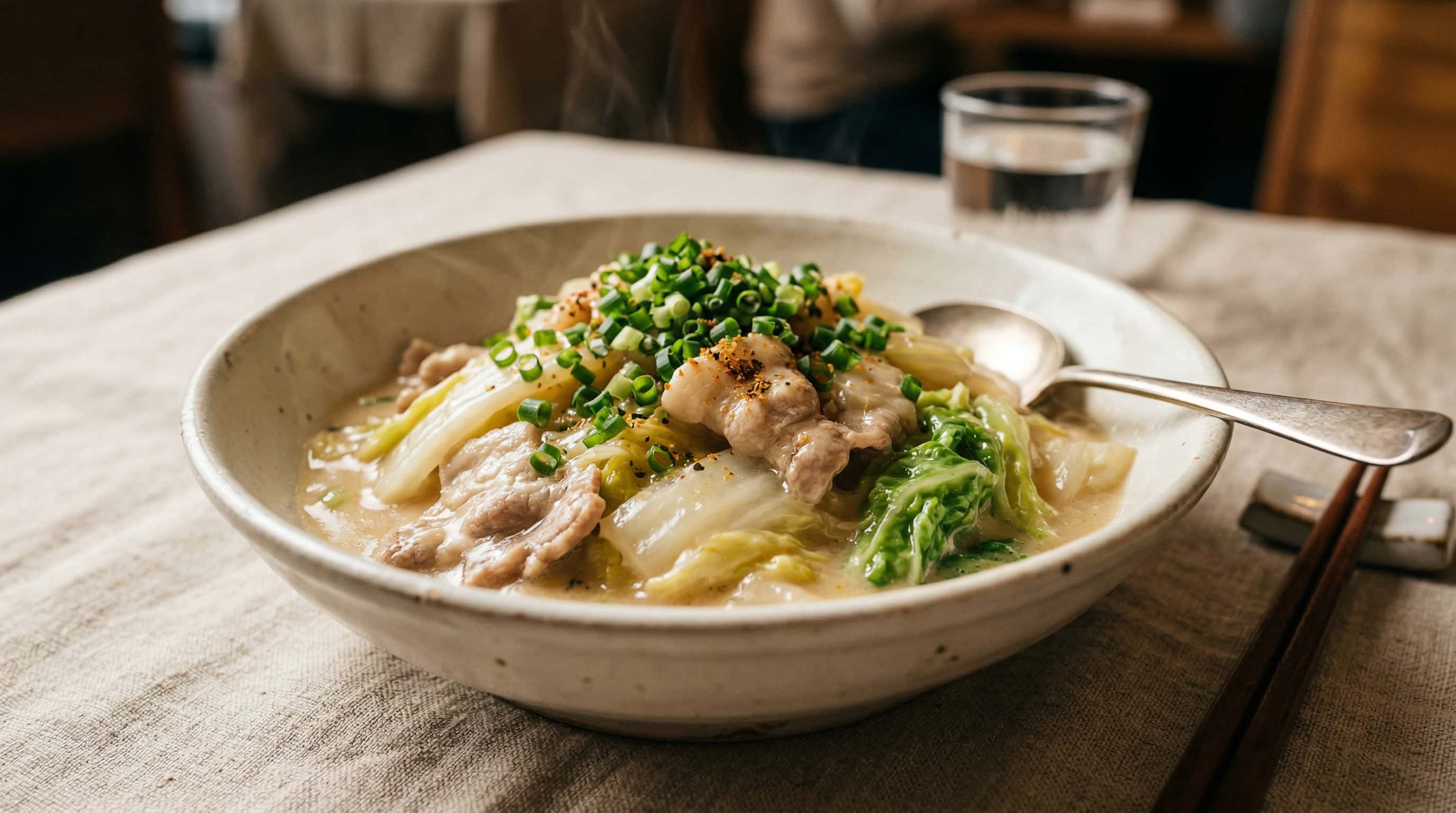 豚こま切れ肉と白菜のマヨネーズ煮（完成イメージ）