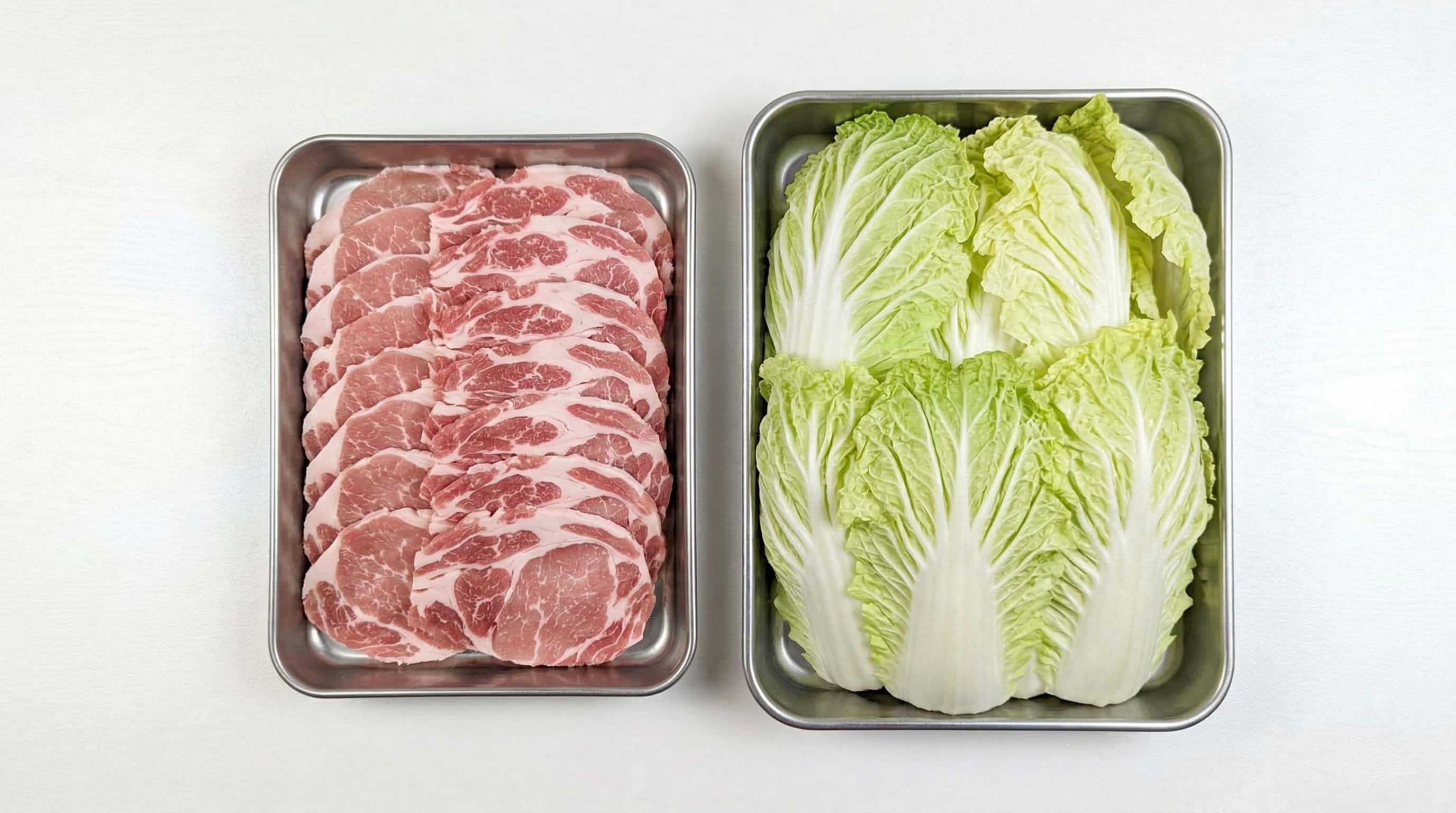 豚こま切れ肉と白菜のマヨネーズ煮（材料）