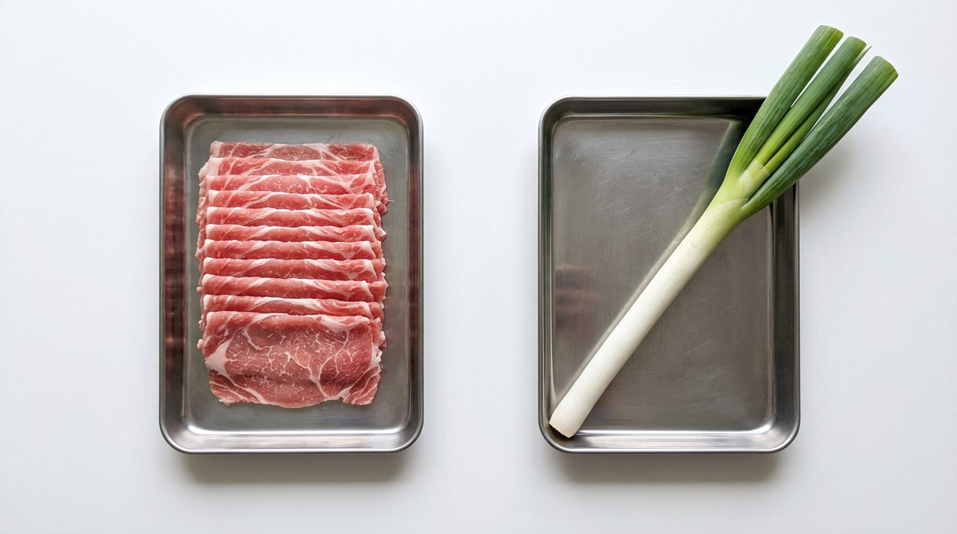 豚こま切れ肉と長ねぎのマヨネーズ揚げ（材料）