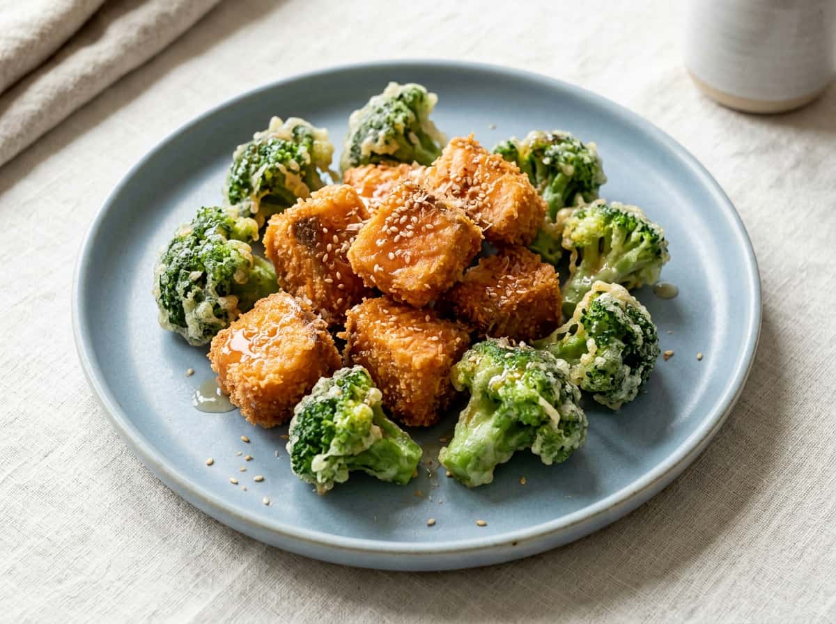 鮭とブロッコリーの白だし竜田揚げ（ガッツリ）
