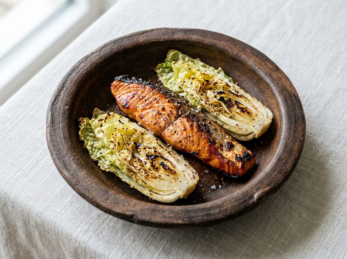 鮭とキャベツの塩こしょう焼き（お弁当向き）