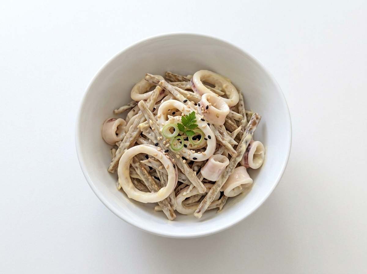 イカとごぼうのマヨ漬け