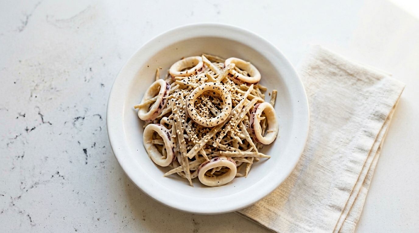 イカとごぼうのマヨ漬け（完成イメージ）