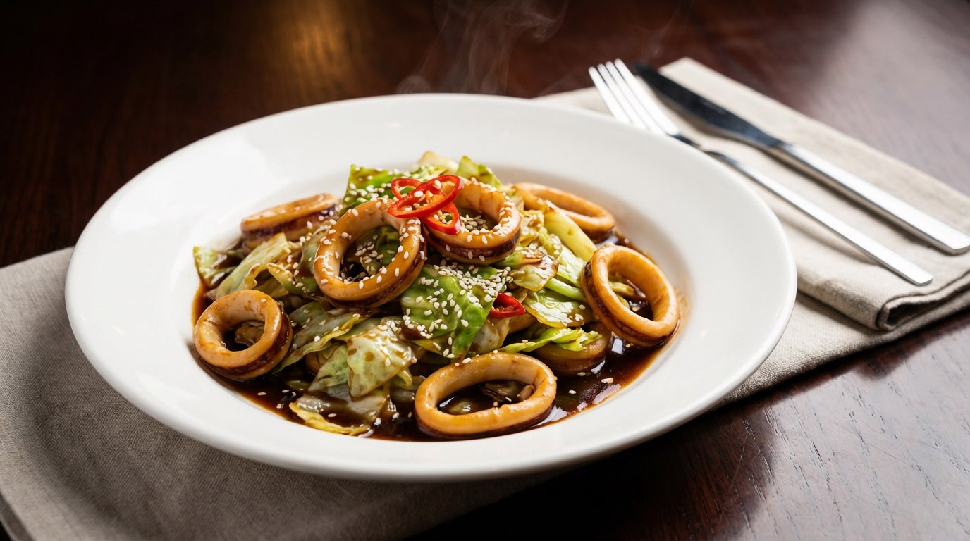 イカとキャベツのオイスターソース漬け（完成イメージ）