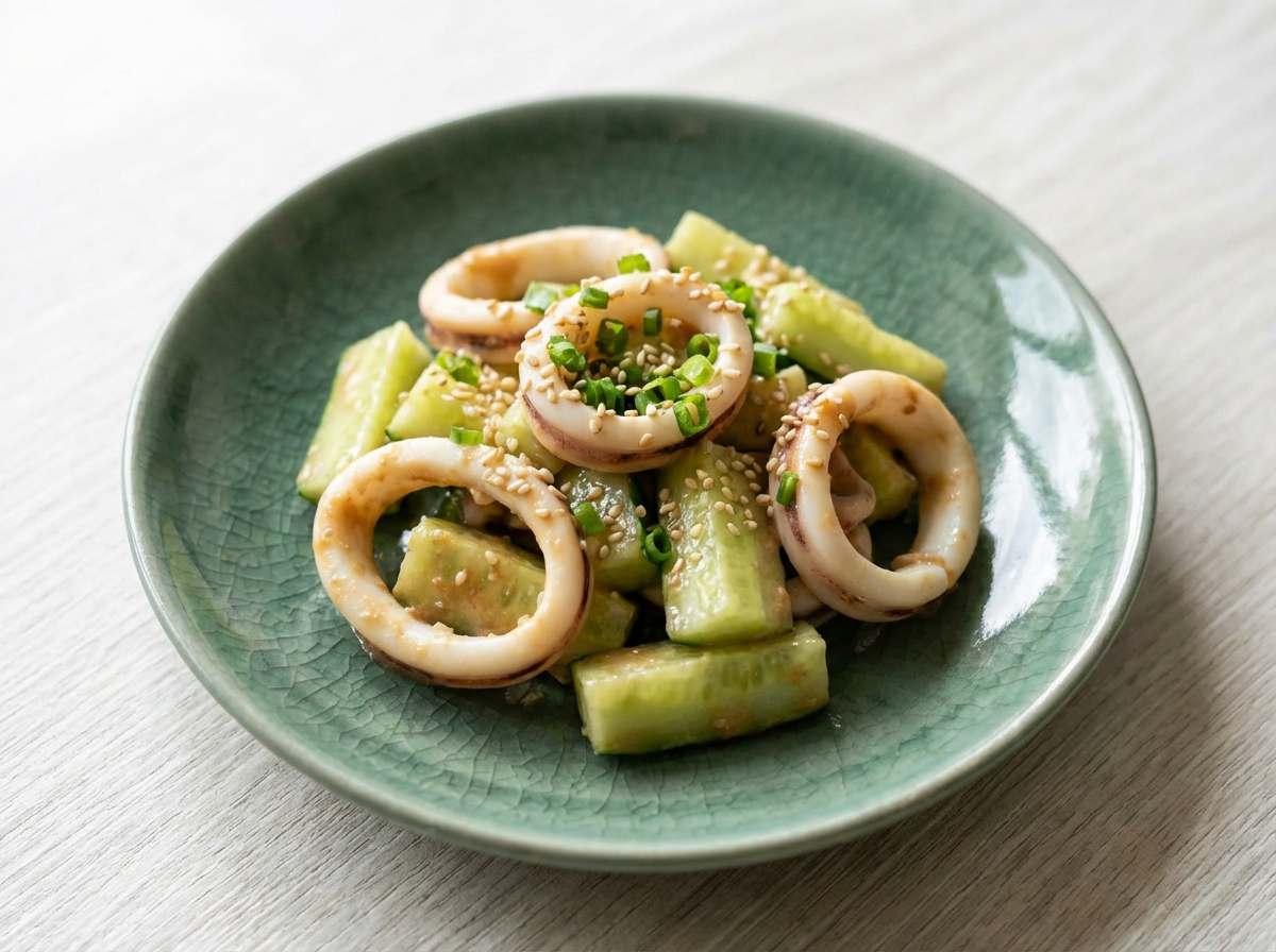 イカときゅうりのさっぱり味噌和え