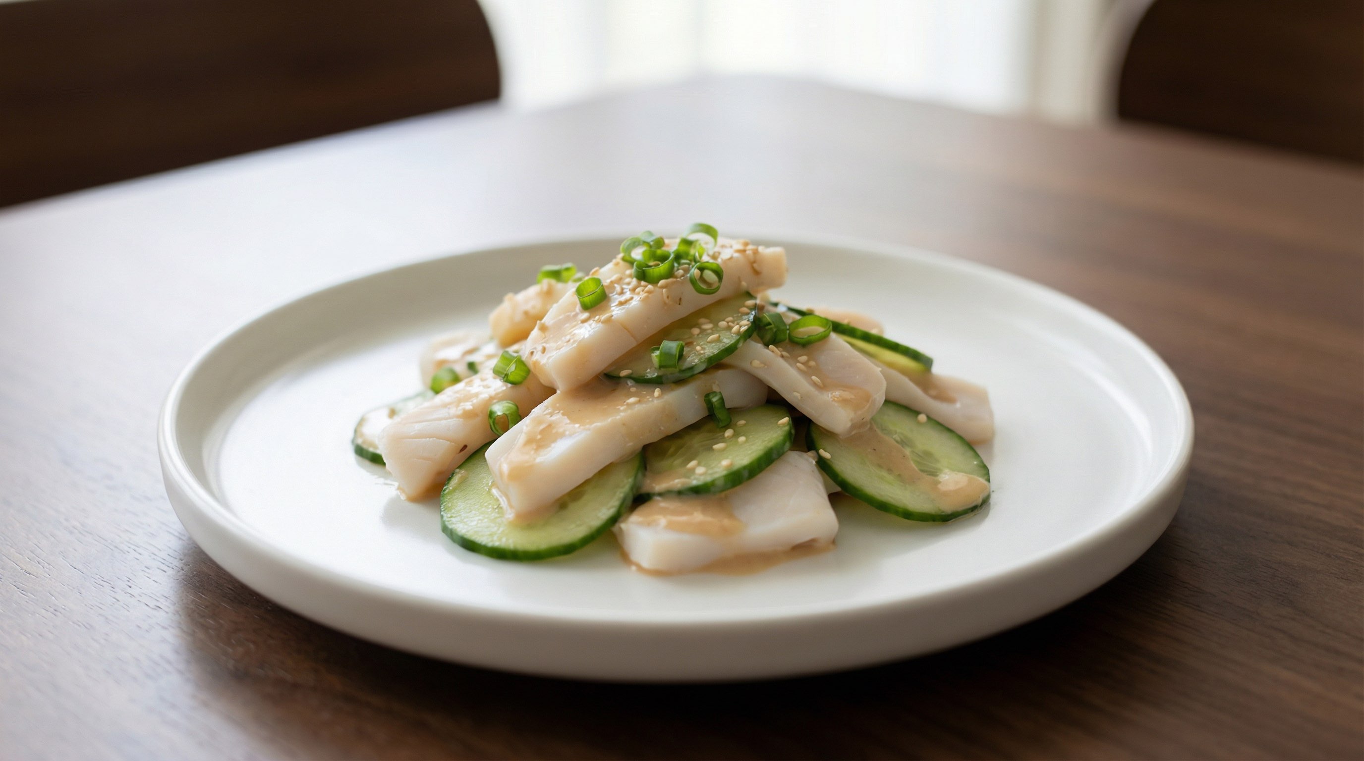 イカときゅうりのさっぱり味噌和え