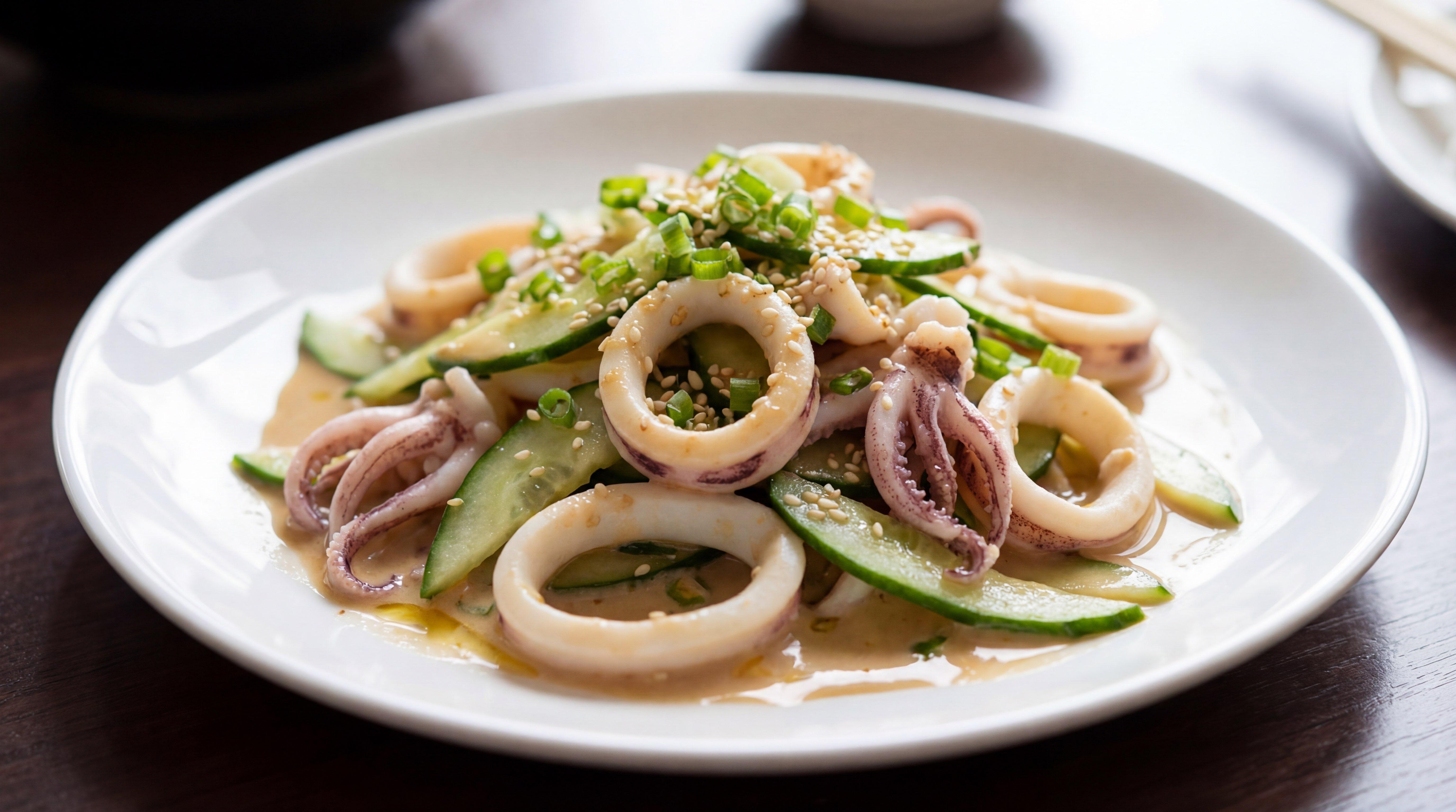 イカときゅうりのさっぱり味噌和え（完成イメージ）