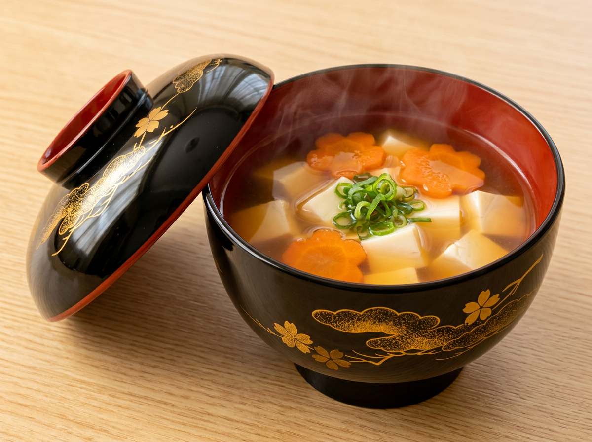 にんじんめんつゆ豆腐スープ（作り置き）