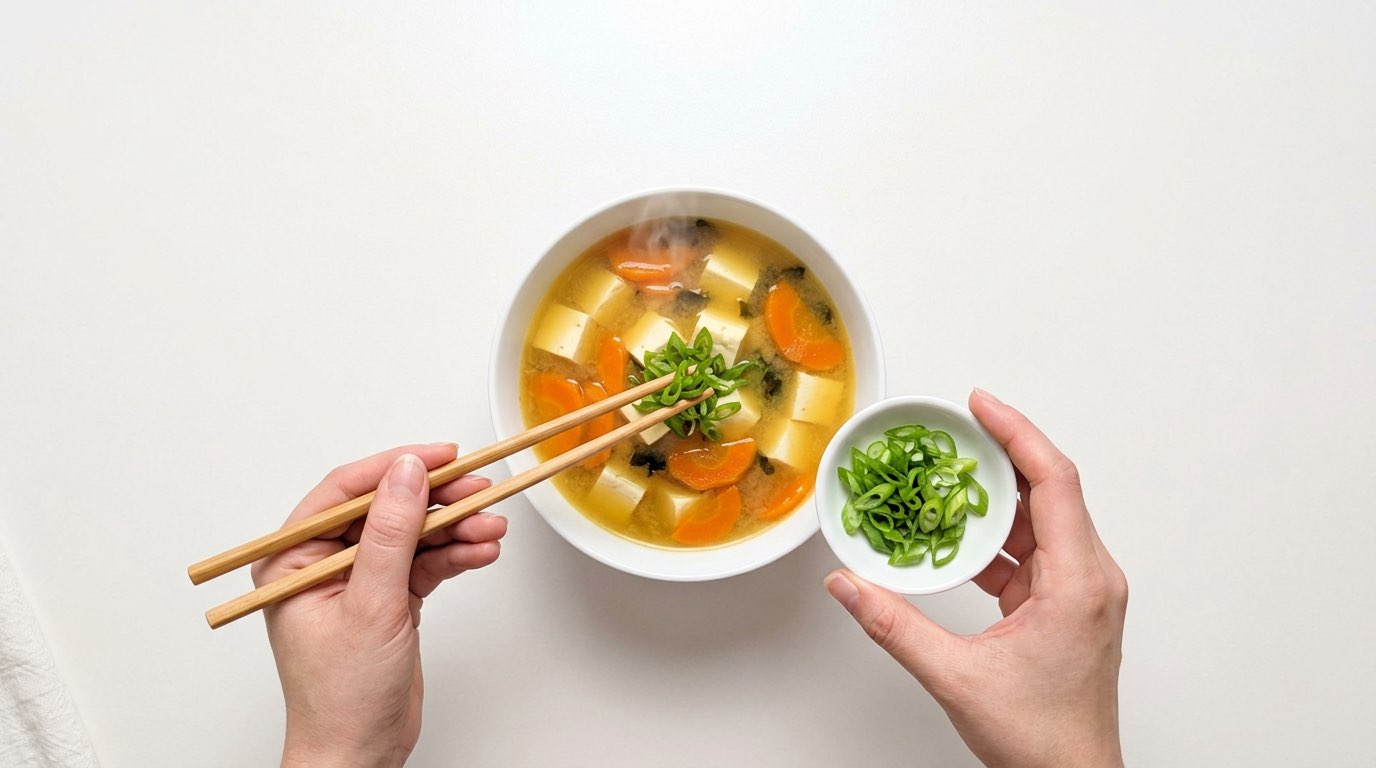 にんじんめんつゆ豆腐スープ（作り置き）（完成イメージ）