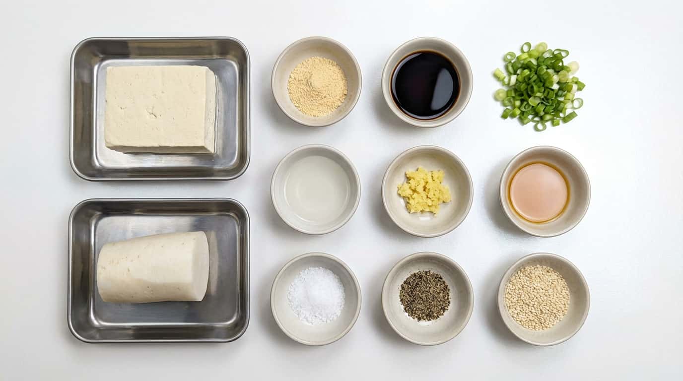 豆腐と大根の鶏ガラ香る高タンパク炒め（材料）