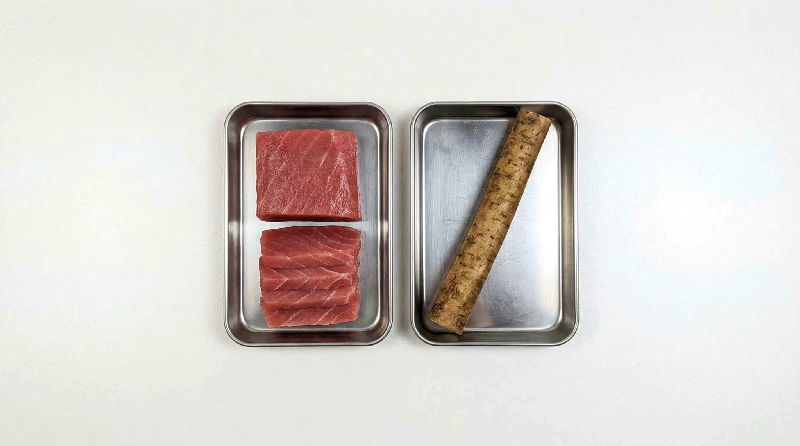 マグロとごぼうの焼肉のタレレンジ蒸し（材料）