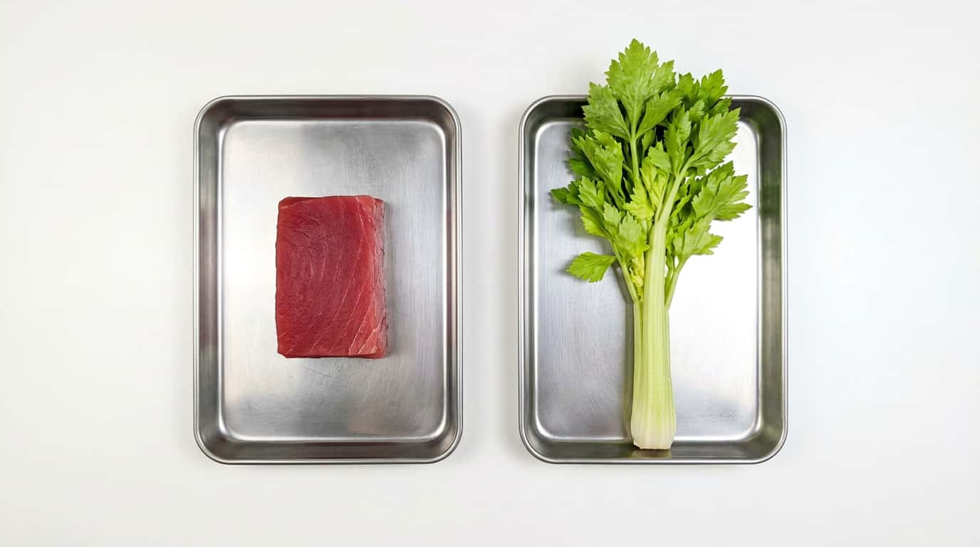 マグロとセロリのピリ辛和え（材料）